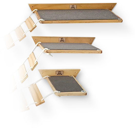 Puente con repisa en diferentes tamaños